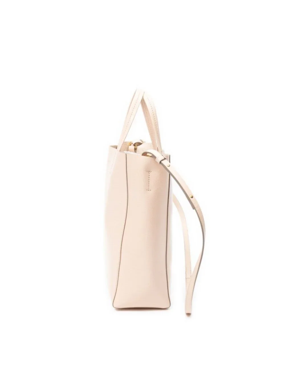 Celine Small Vertical Cover Tote Pink Gray Leather